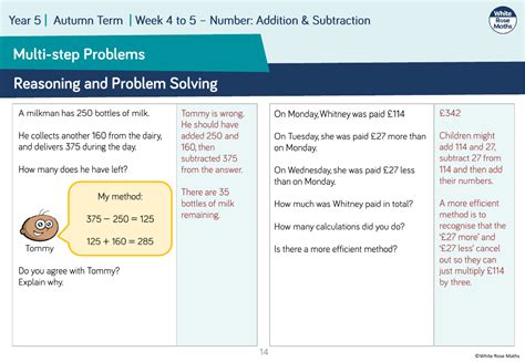 Addition & Subtraction Year 5 Multi.